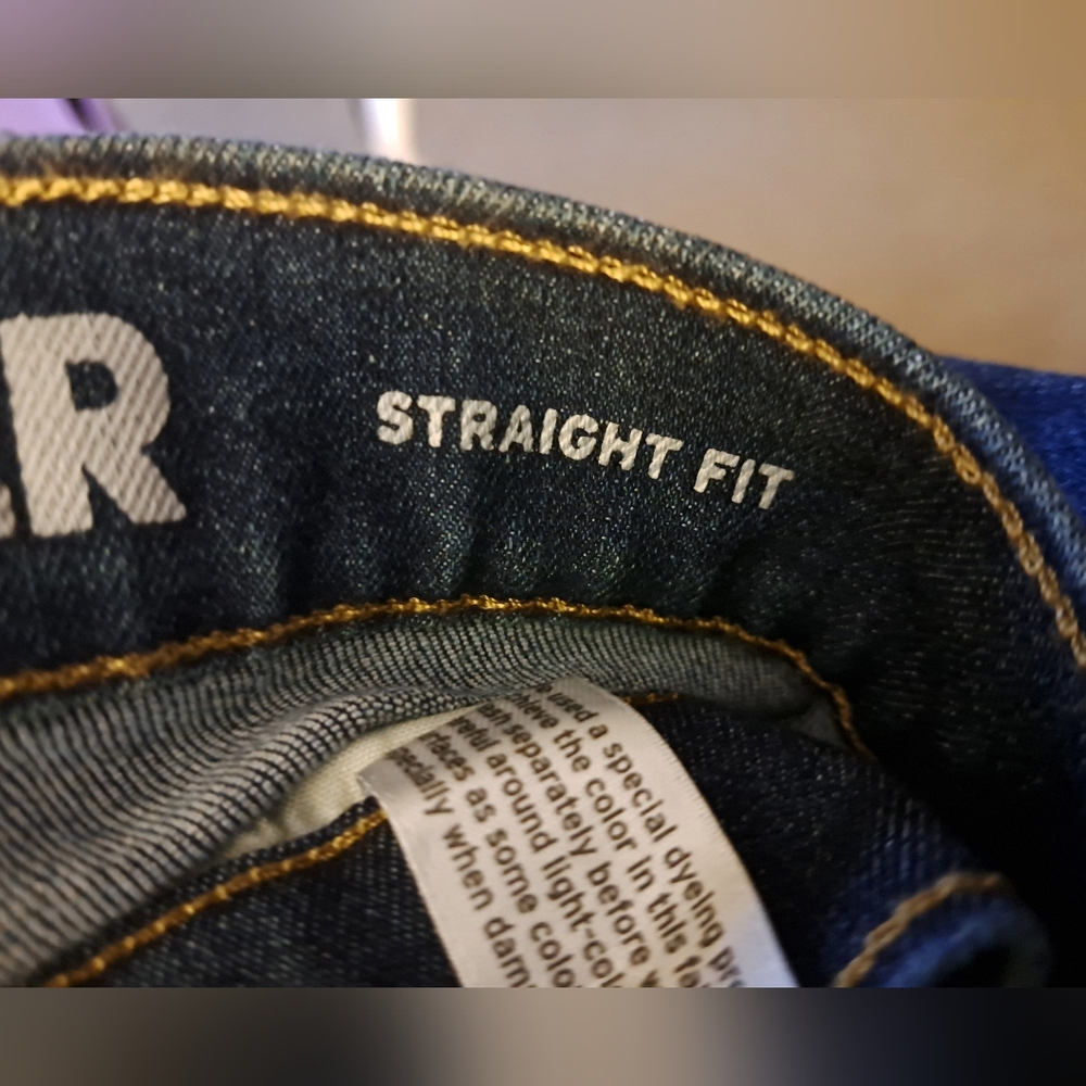 EDDIE BAUER Men's Straight Fit  Jeans - DARK BLUE 3 Sizes BRAND NEW - Picture 4 of 5